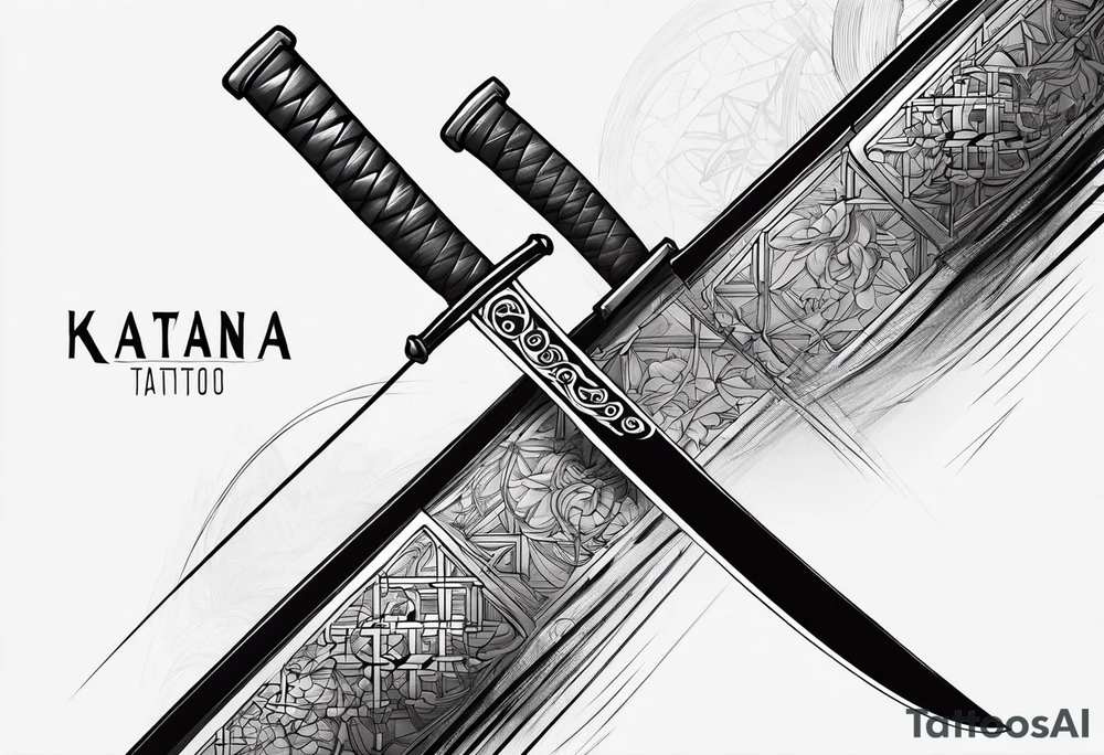 katana tattoo idea