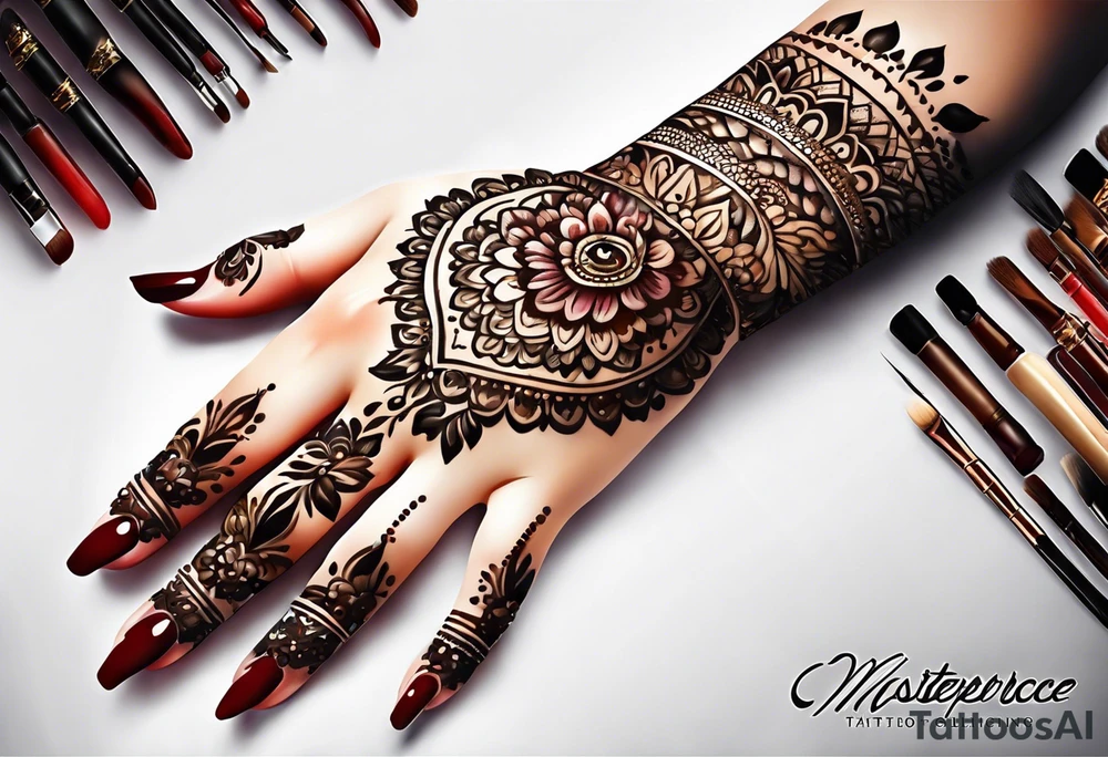 Henna designs tattoo idea