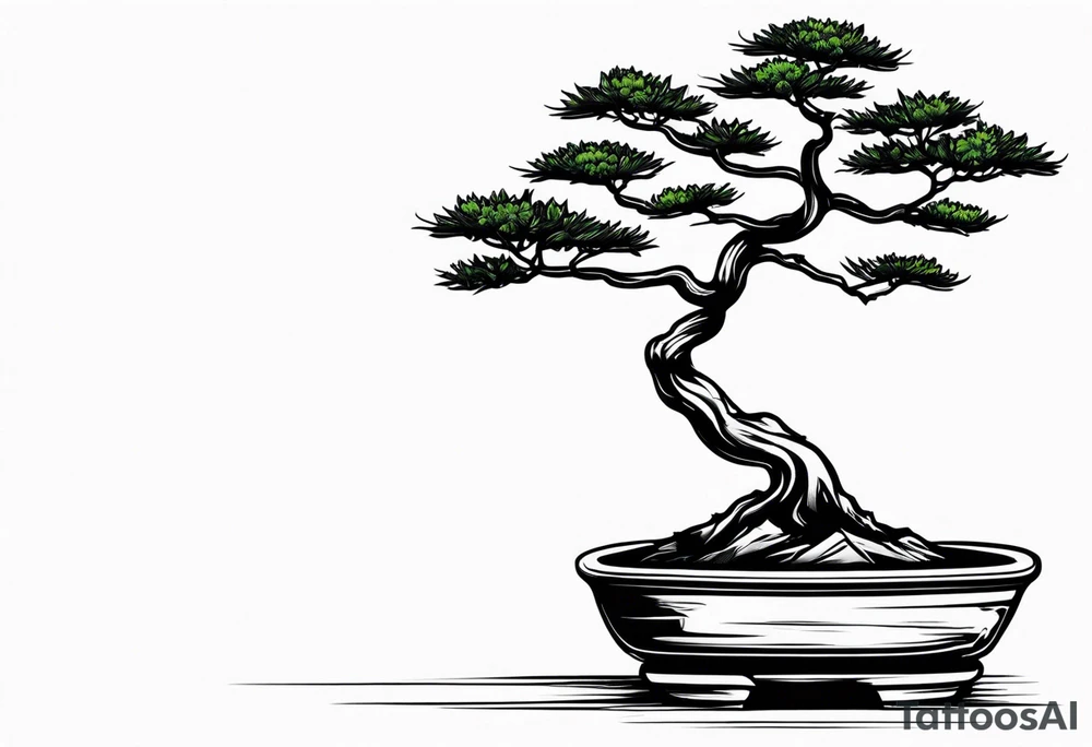 bonsai tattoo idea