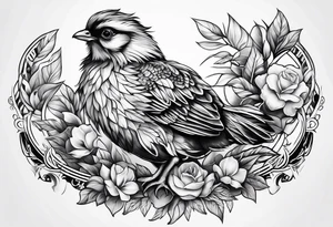 Sexy chick tattoo idea