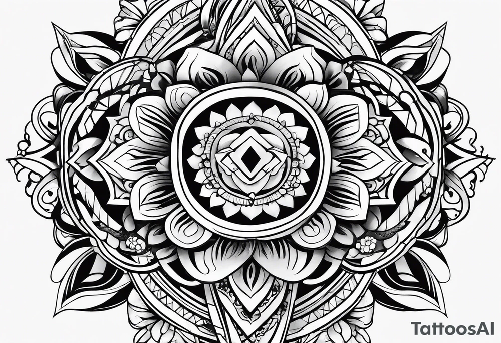 here and now tattoo idea