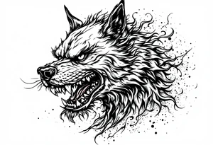 Japanese fu dog tattoo idea