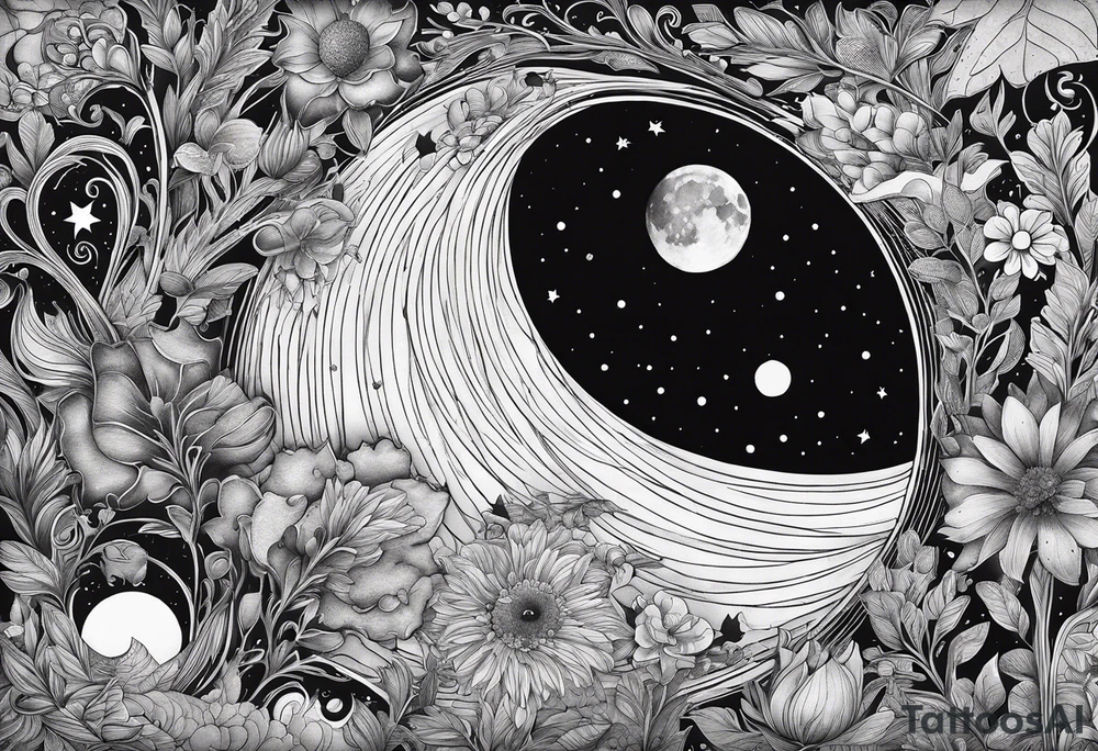 Goodnight moon and goodnight you, when you're all that I think about tattoo idea