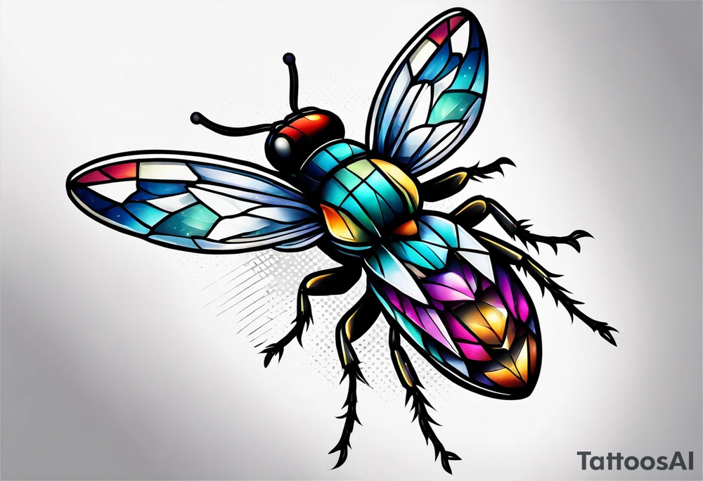 fly tattoo idea