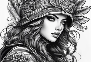 war and love tattoo idea