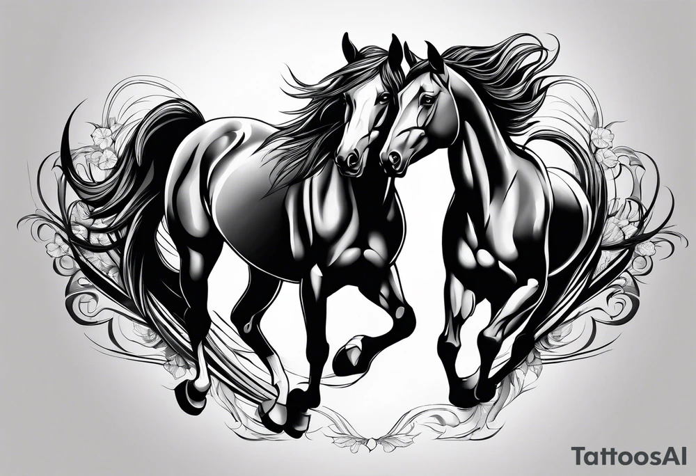 horse tattoo idea