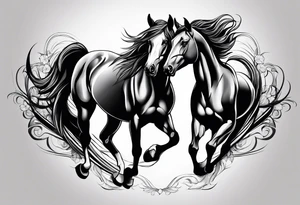 horse tattoo idea