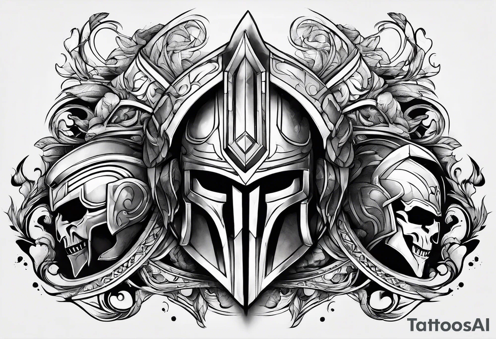 SPARTAN ABSTRACT tattoo idea