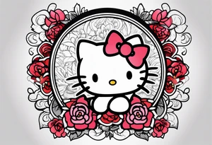 Hello kitty tattoo idea