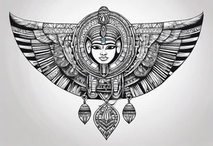 egyptian tattoo tattoo idea