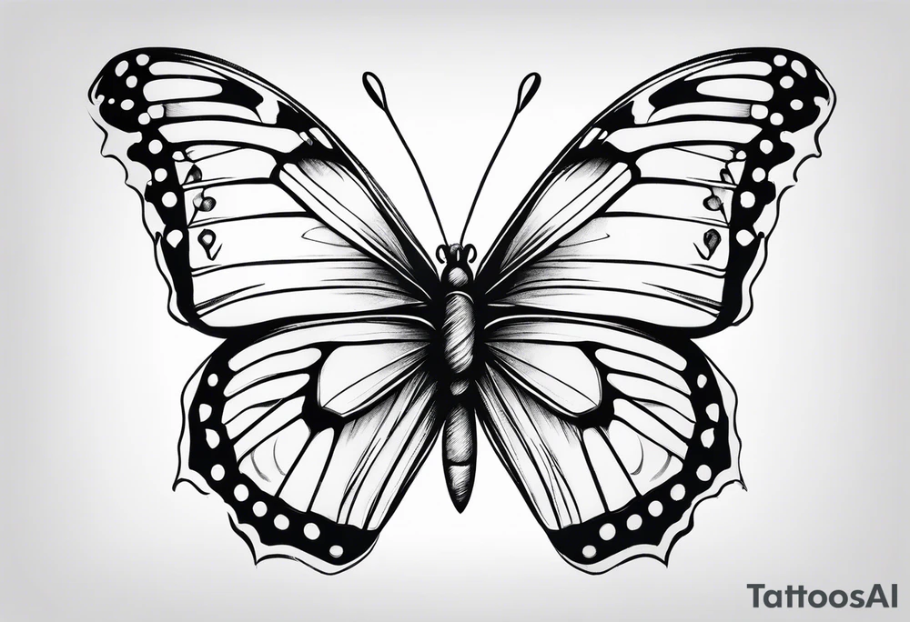 Butterfly tattoo idea