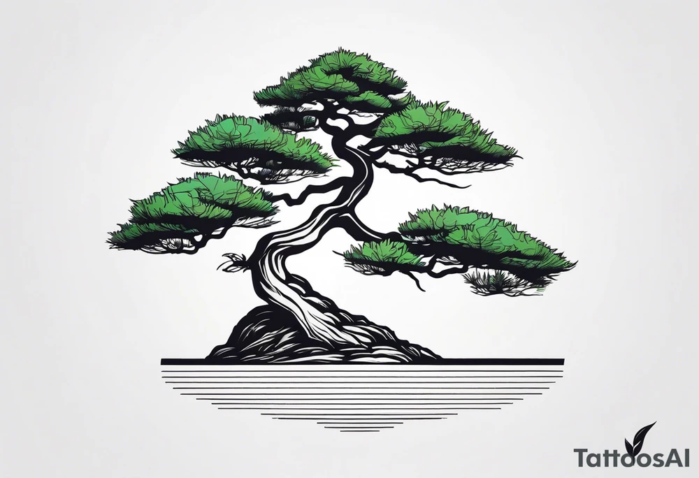 bonsai tattoo idea