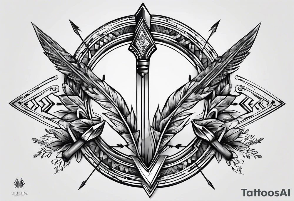double arrow tattoo idea