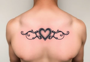 Create a tattoo on a man’s chest of the name Michelle. Claddagh heart tattoo idea