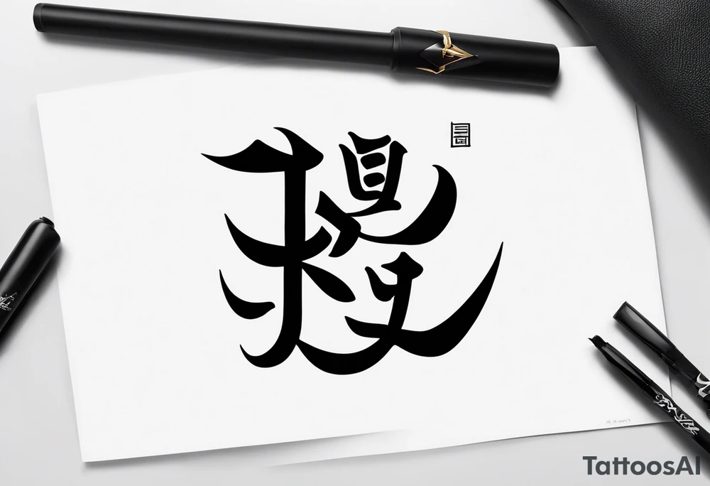 the word がんばれ tattoo idea