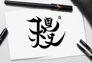 the word がんばれ tattoo idea