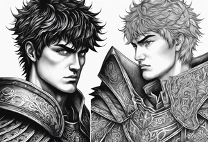 Berserk gothic art tattoo idea
