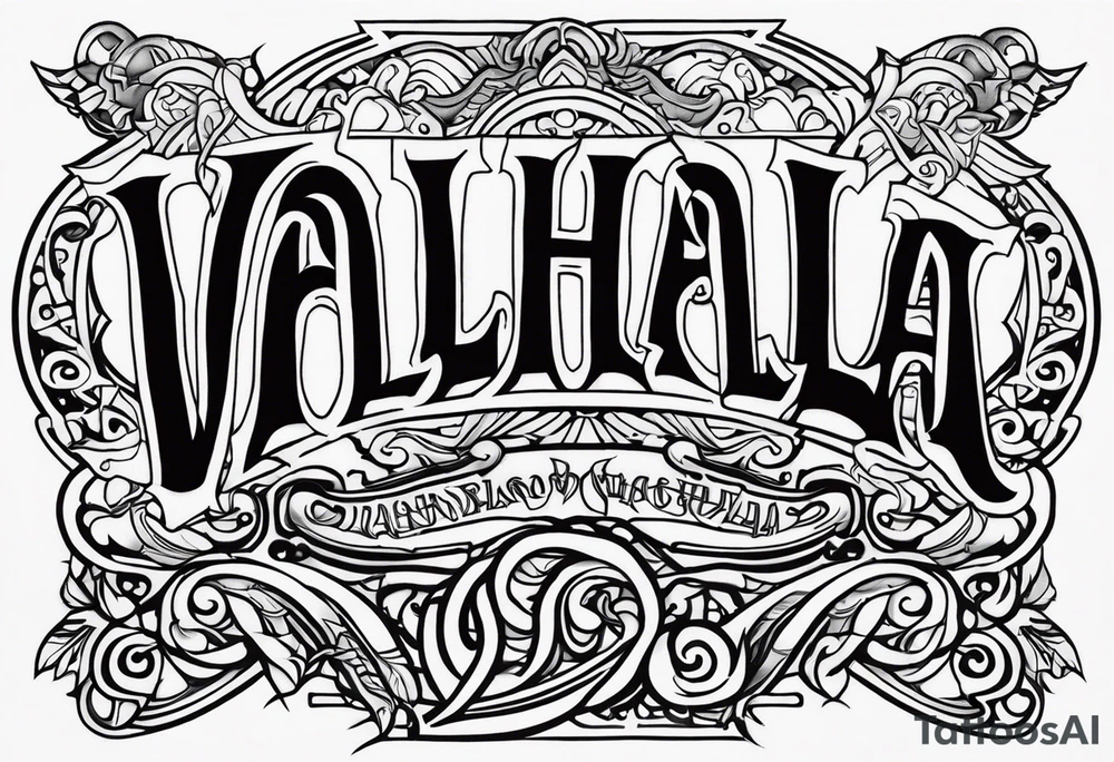 Valhalla tattoo idea