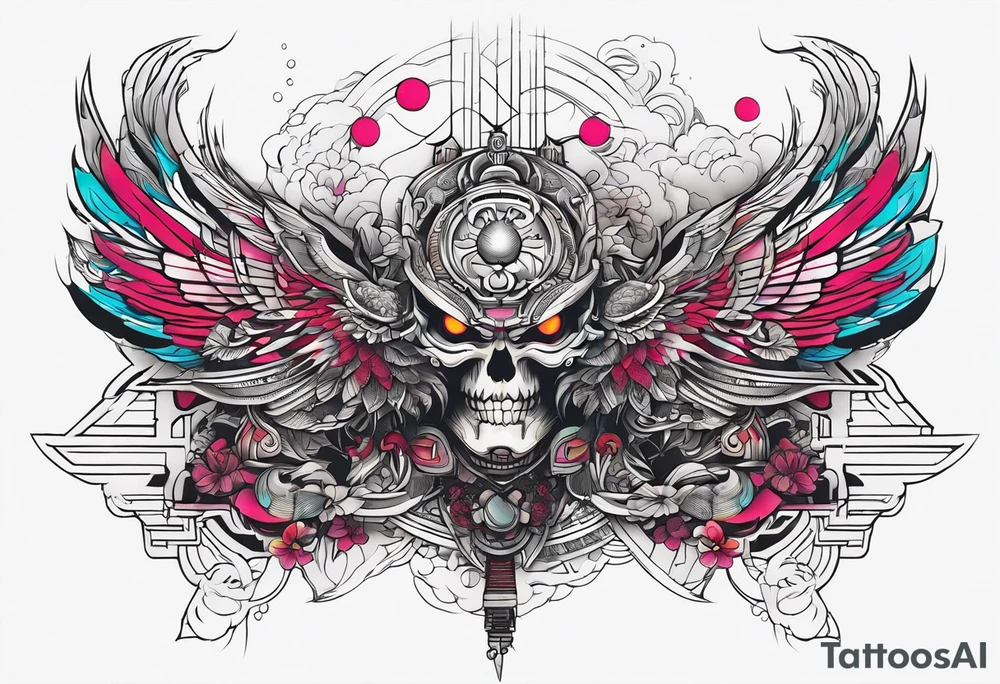 cyberpunk tattoo idea