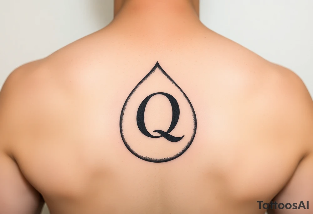 an egg with a spade and a q on it. tattoo idea