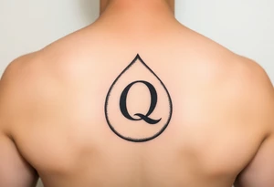 an egg with a spade and a q on it. tattoo idea