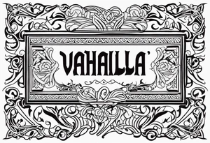 Valhalla swedish Norwegian tattoo idea