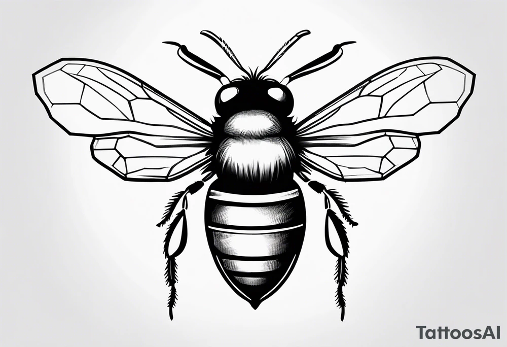 bumble bee tattoo idea