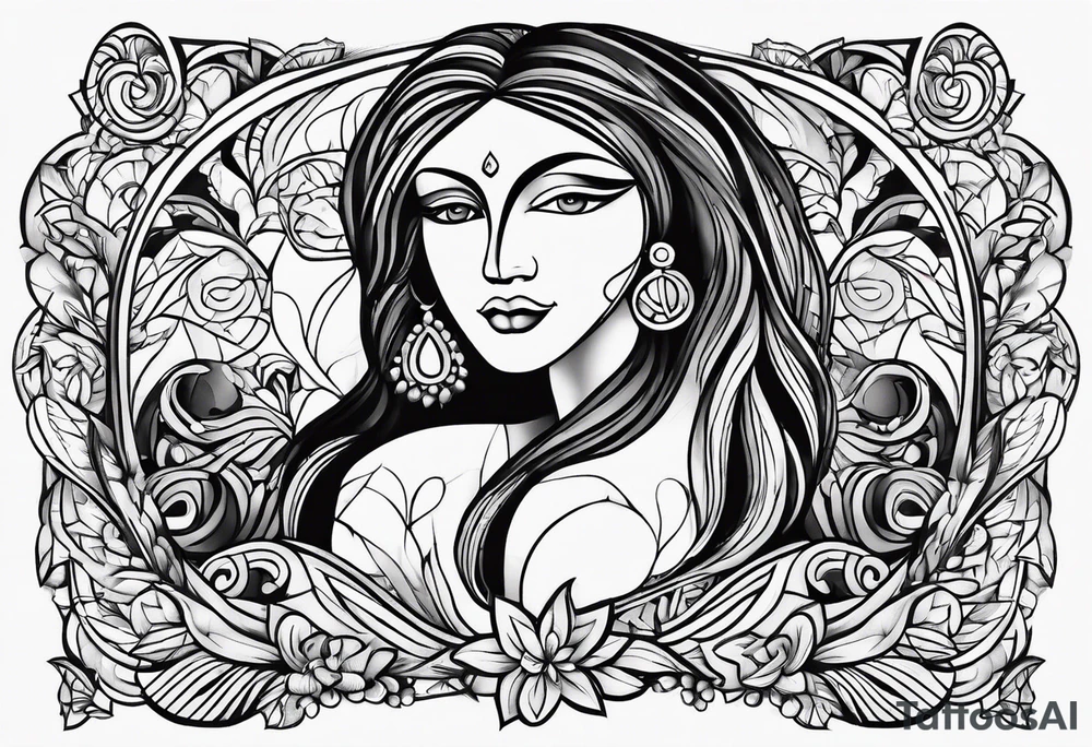 picasso art tattoo idea