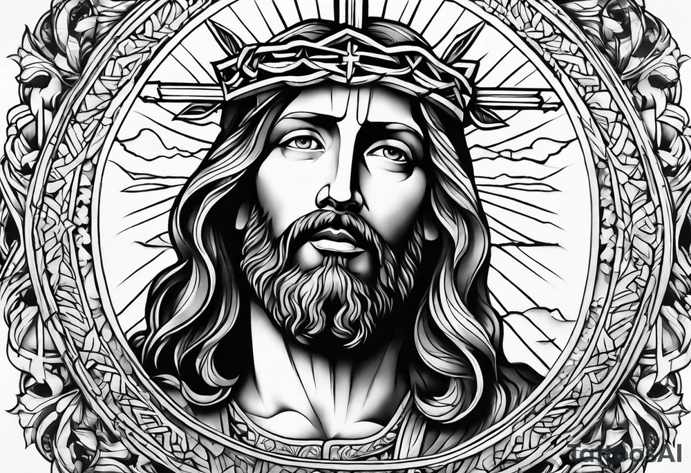 Jesus tattoo idea