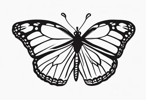 monarch butterfly tattoo idea