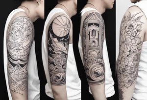 Renaissance sleeve tattoo idea