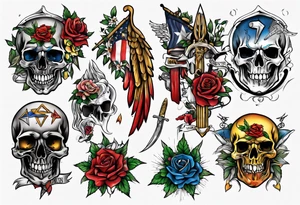 Massachusetts pride colors tattoo idea