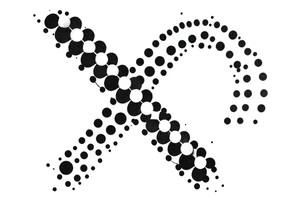 Abstract asterisk tattoo idea