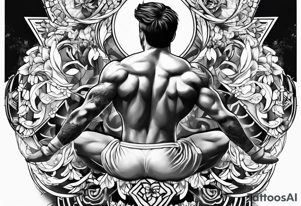 male gymnast tattoo idea