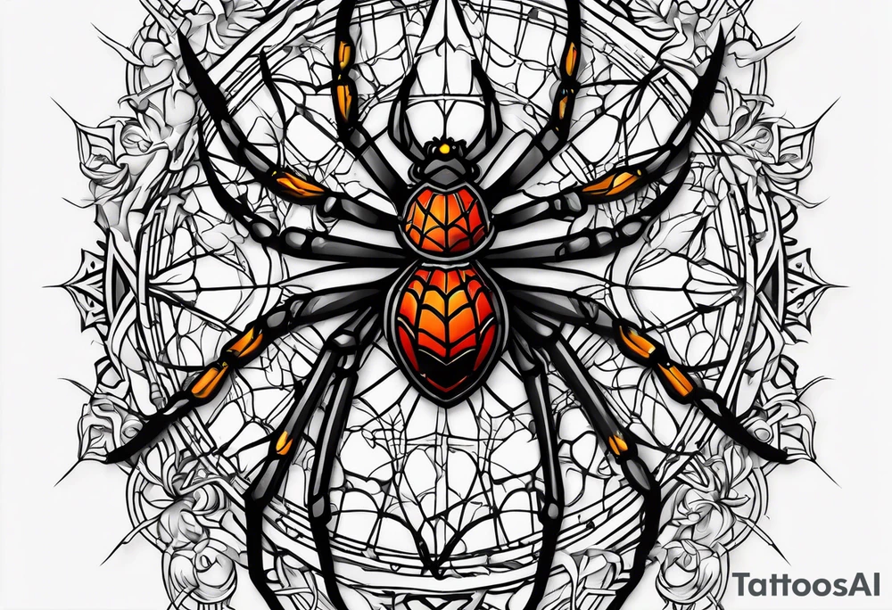 web and the spider to descend tattoo idea
