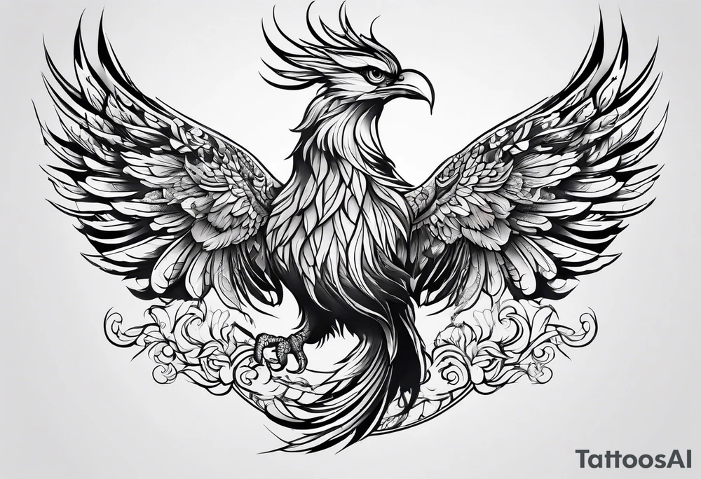 phoenix tattoo idea