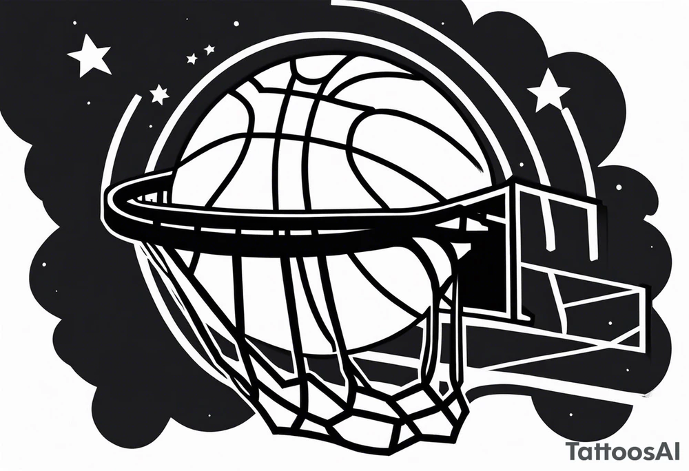 Basketball tattoo idea