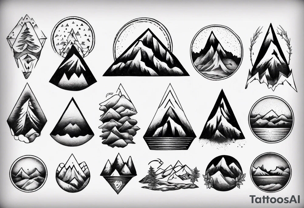 Mountain tattoo idea