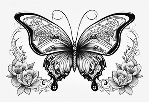 butterfly tattoo idea