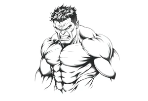 hulk tattoo idea
