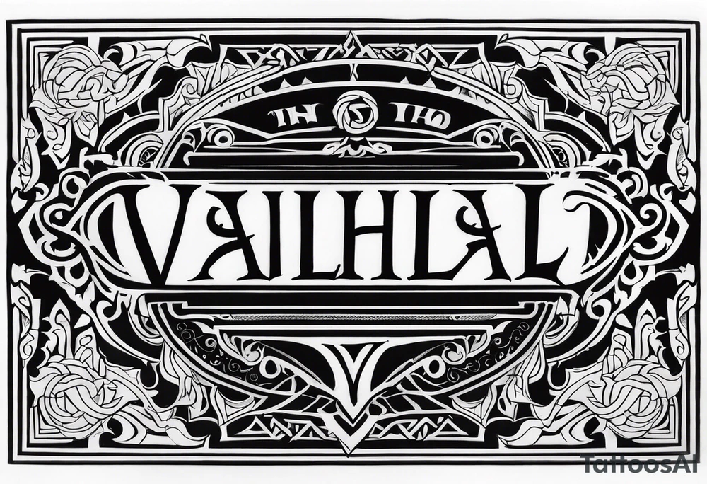 Valhalla tattoo idea