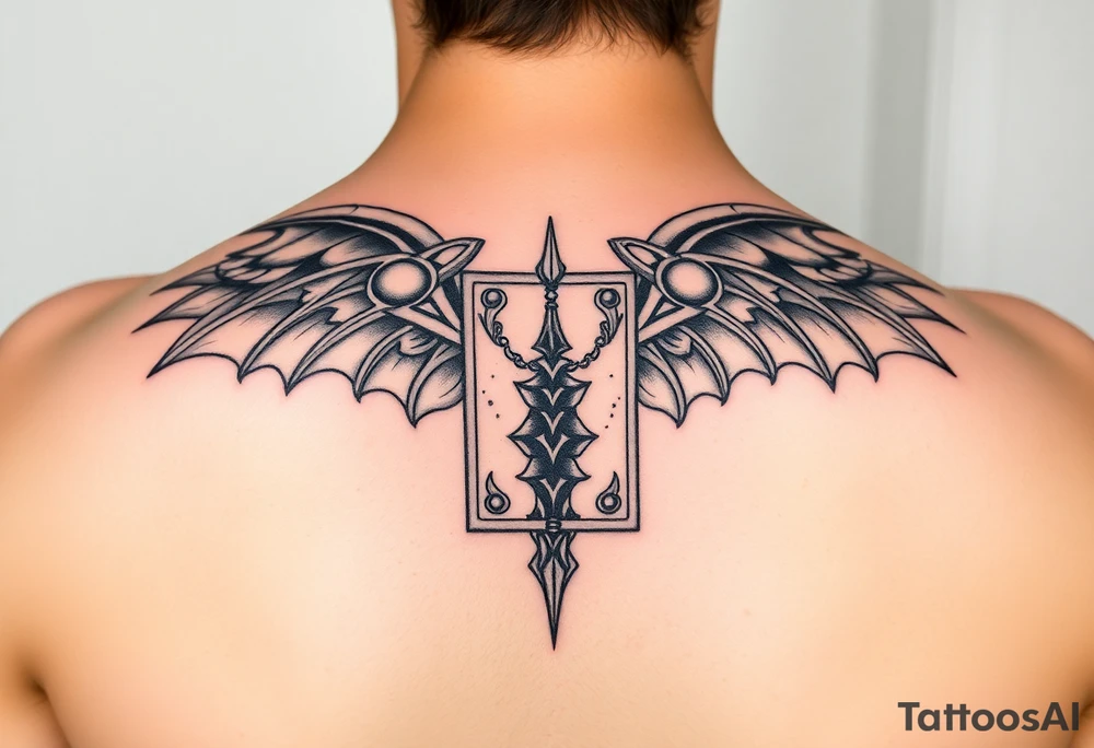 Disney Lorcana card tattoo idea
