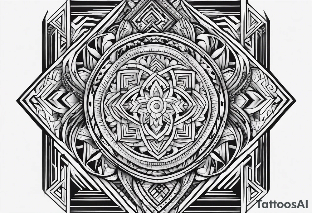 Polynesian minimal neck  tattoo tattoo idea