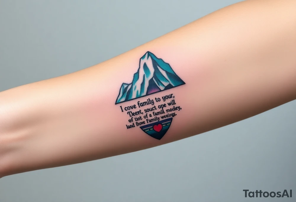 Iceberg, invictus poem, family tattoo idea