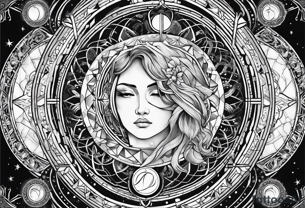 Astrology, Gemini, Natal Chart, angelic, soul mates, vision, third eye, armband tattoo idea