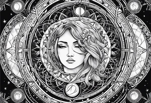 Astrology, Gemini, Natal Chart, angelic, soul mates, vision, third eye, armband tattoo idea