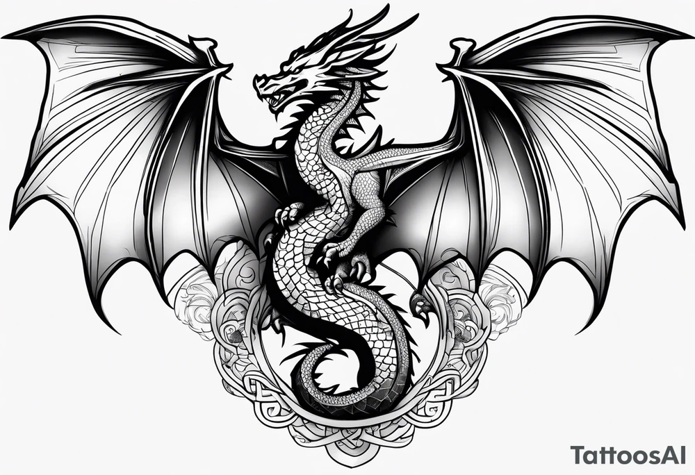 The dragon of Bosnia tattoo idea