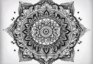 Mandala tattoo idea