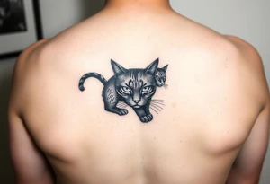 Black Cat tattoo idea