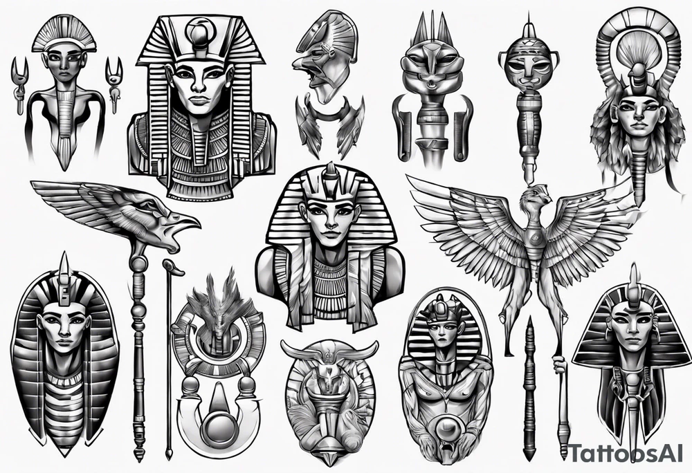 Egyptian god, Set tattoo idea
